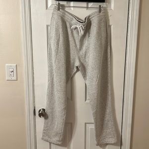 Mens Hollister Light Heather Gray Sweatpants, Size XL